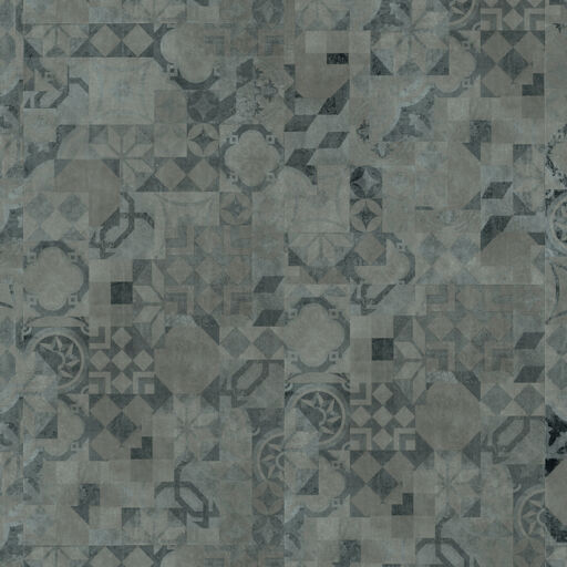 Lifestyle Colosseum Dryback Cubist Dark Tiles Luxury Vinyl Flooring, 457x2.5x914mm Image 2