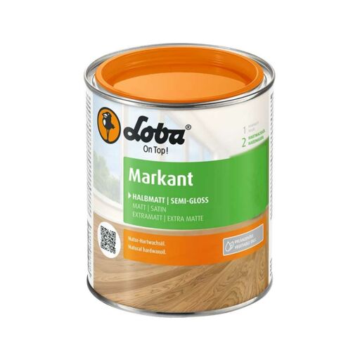Lobasol Markant Hardwax-Oil, Satin(UK Matt), 100ml