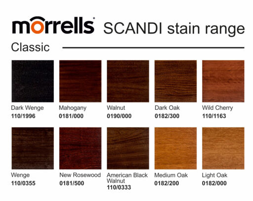 Morrells Scandi Wood Stain, Mahogany, 1L Image 3