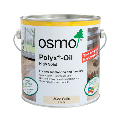 Osmo Polyx-Oil Original, Hardwax-Oil, Clear Satin, 0.75L Image 1
