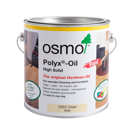 Osmo Polyx-Oil Rapid, Hardwax-Oil, Matt, 2.5L Image 1