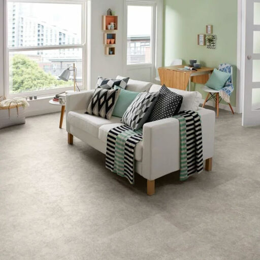 Polyflor Camaro Stone Burnished Concrete Vinyl Flooring, 304.8x609.6mm