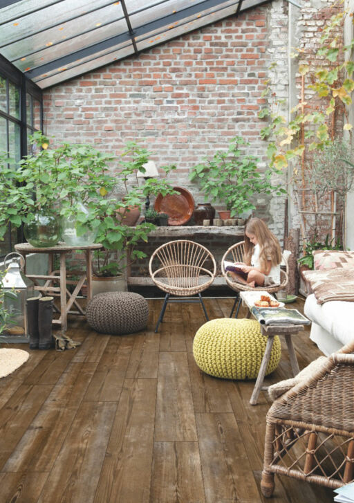 QuickStep Alpha Bloom, Sundown Pine Vinyl Flooring, 209x6x1494mm