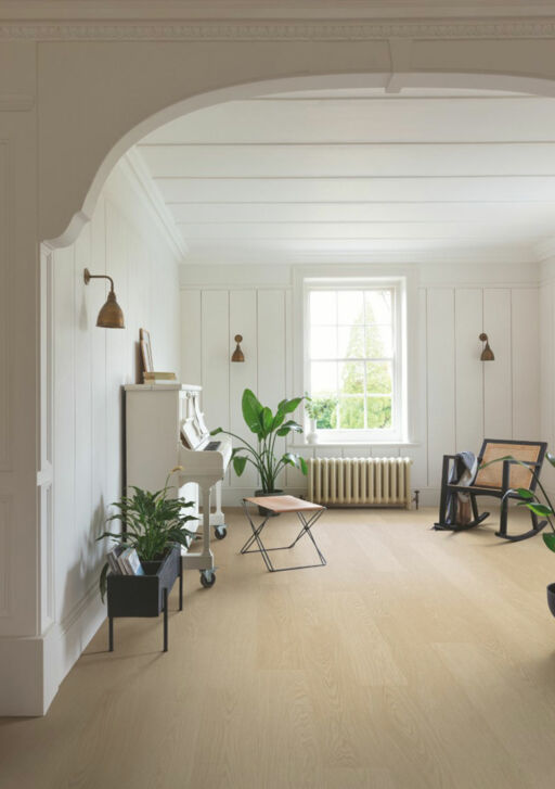 QuickStep Alpha Blos Base, Buttermilk Oak Vinyl Flooring, 189x4x1251mm