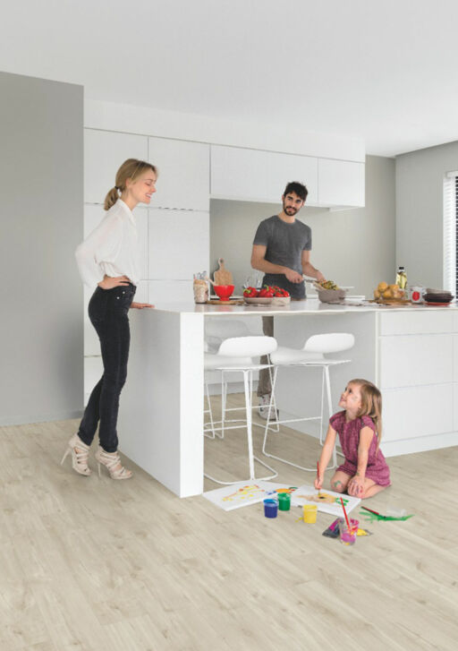 QuickStep Alpha Blos, Canyon Oak Beige Vinyl Flooring, 189x5x1251mm