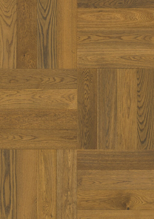 QuickStep Disegno Cinnamon Raw Oak Engineered Parquet Flooring, Extra Matt Lacquered, 145x13.5x580mm Image 3