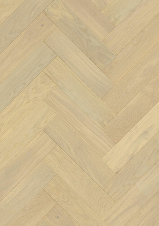 QuickStep Disegno Creamy Oak Engineered Parquet Flooring, Extra Matt Lacquered, 145x13.5x580mm Image 3