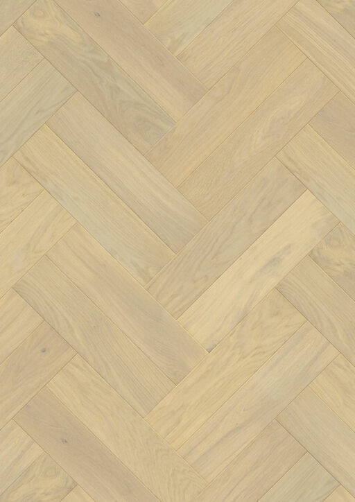 QuickStep Disegno Creamy Oak Engineered Parquet Flooring, Extra Matt Lacquered, 145x13.5x580mm Image 4