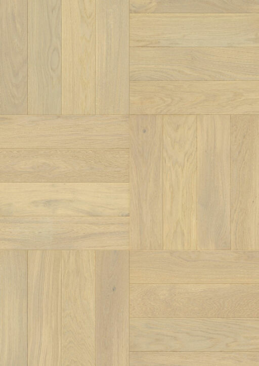 QuickStep Disegno Creamy Oak Engineered Parquet Flooring, Extra Matt Lacquered, 145x13.5x580mm Image 5