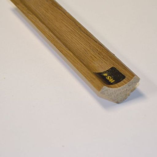 Solid Walnut Stained Oak Scotia Beading, Lacquered, 19x19 mm, 2.4 m