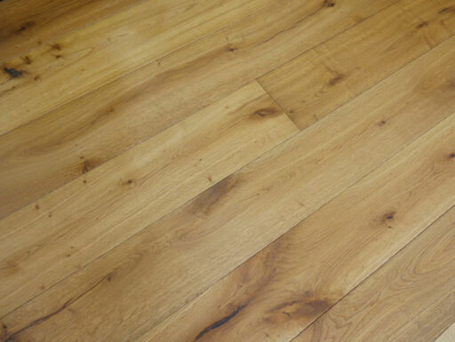 Tradition Vintage Smoked Engineered Oak Flooring, Distressed, Brushed & Oiled, 190x14x1900mm