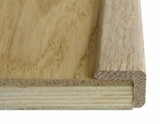 Traditions Solid Oak Corner Bead, Unfinished, 19x19mm, 0.9m