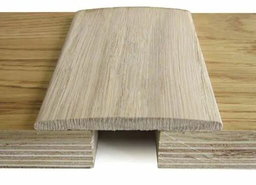 Traditions Solid Oak Flat Threshold Strip, Unfinished, 65x6 mm, 2.7 m